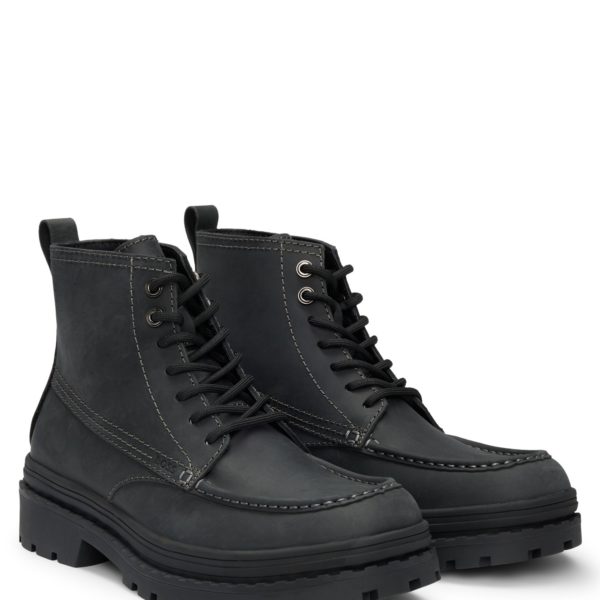 Bottines en cuir avec semelle en gomme – Hugo Boss