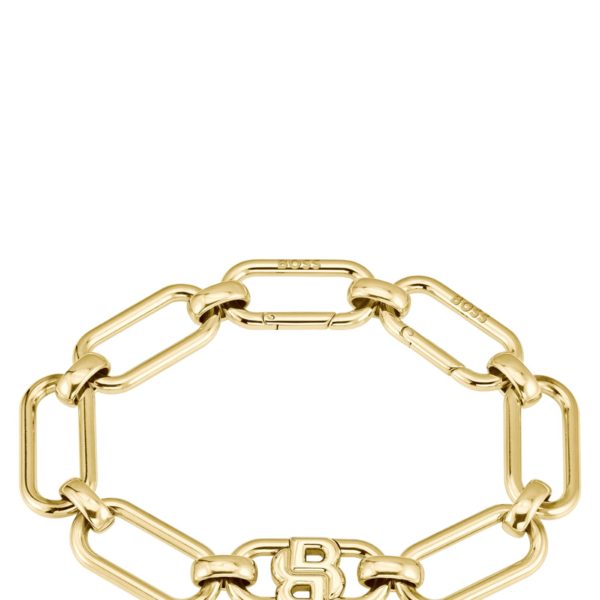Bracelet doré à monogramme Double B – Hugo Boss