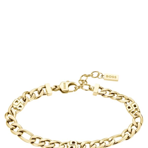Bracelet doré à monogrammes double B – Hugo Boss