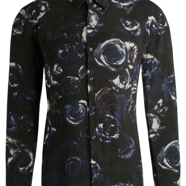 Chemise Slim à col Kent avec imprimé de la saison – Hugo Boss