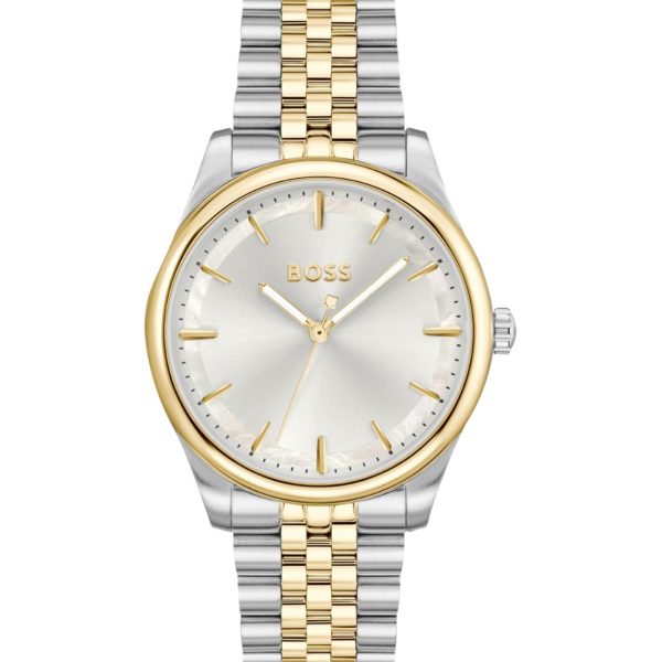 Montre bicolore avec insert en nacre – Hugo Boss