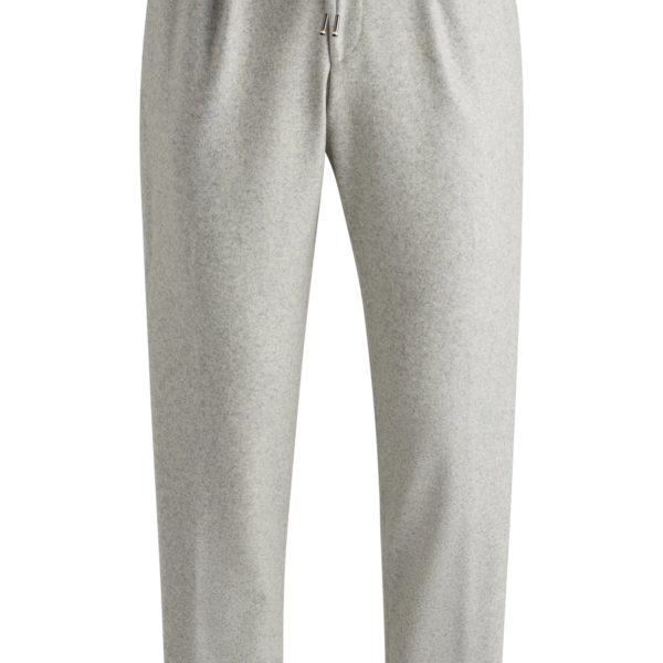 Pantalon Tapered en laine mélangée chinée – Hugo Boss