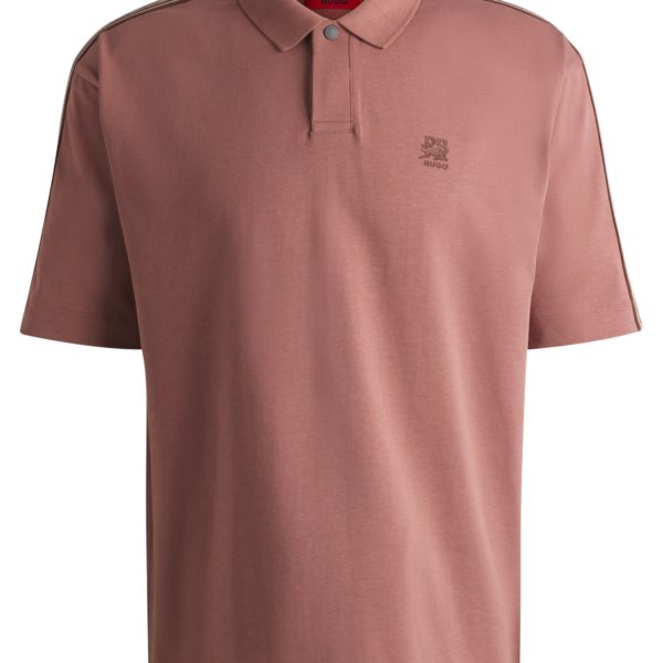 Polo en coton HUGO x RB avec bande logotée – Hugo Boss