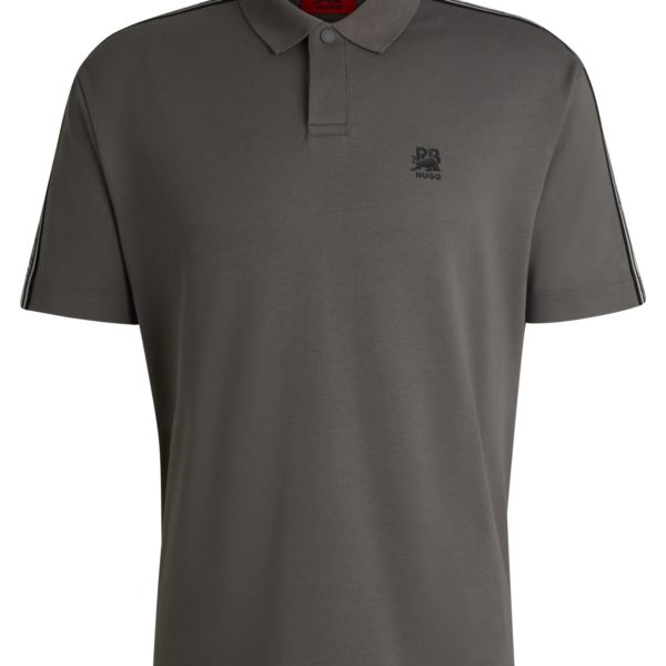 Polo en coton HUGO x RB avec bande logotée – Hugo Boss