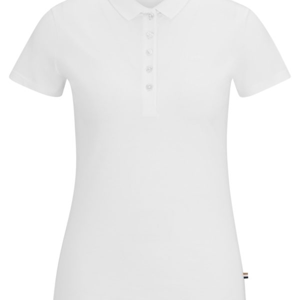 Polo en piqué de coton avec logo – Hugo Boss