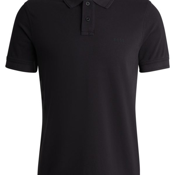 Polo en piqué de coton avec logo imprimé – Hugo Boss