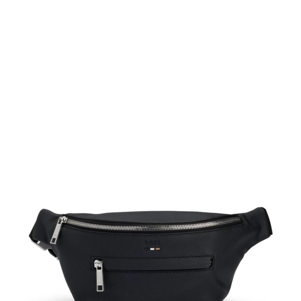 Sac ceinture en similicuir grainé à logo embossé – Hugo Boss