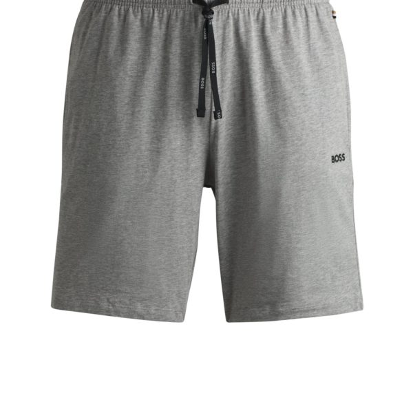 Short en coton stretch à logo brodé – Hugo Boss