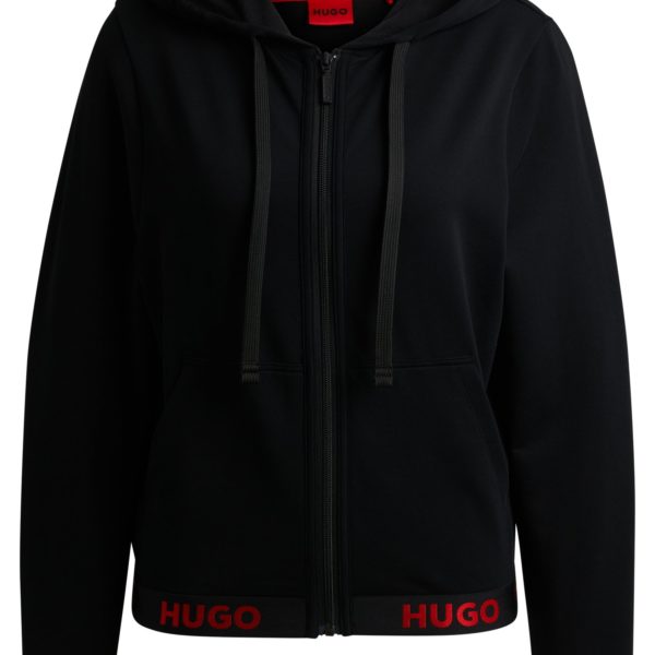 Sweat à capuche Relaxed avec taille logotée – Hugo Boss