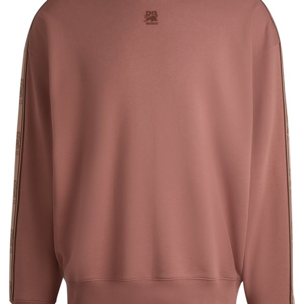 Sweat en molleton de coton HUGO x RB avec bande logotée – Hugo Boss