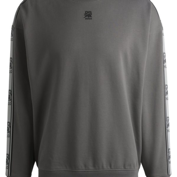 Sweat en molleton de coton HUGO x RB avec bande logotée – Hugo Boss