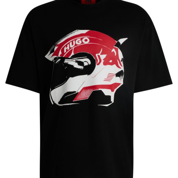 T-shirt Oversize HUGO x RB en coton à imprimé course automobile – Hugo Boss