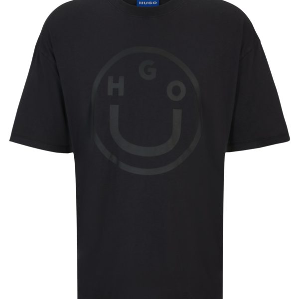 T-shirt Oversized Fit en coton avec logo de la nouvelle saison – Hugo Boss