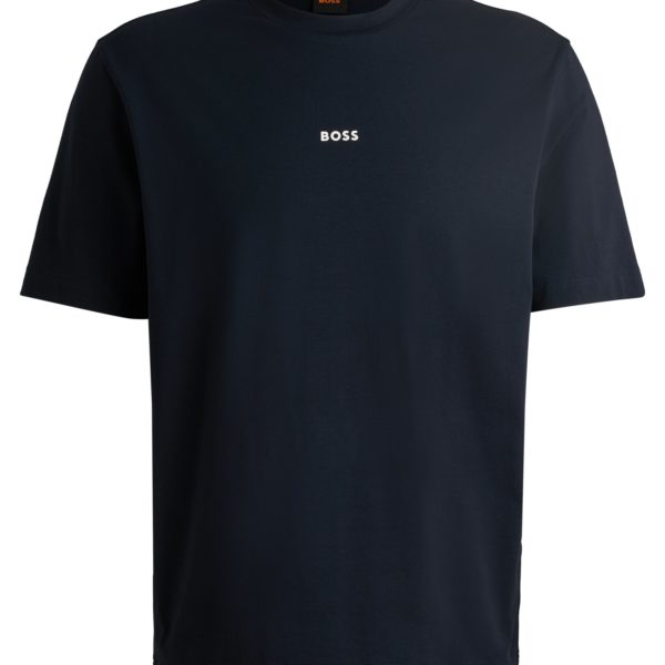 T-shirt Relaxed en coton stretch à logo imprimé – Hugo Boss