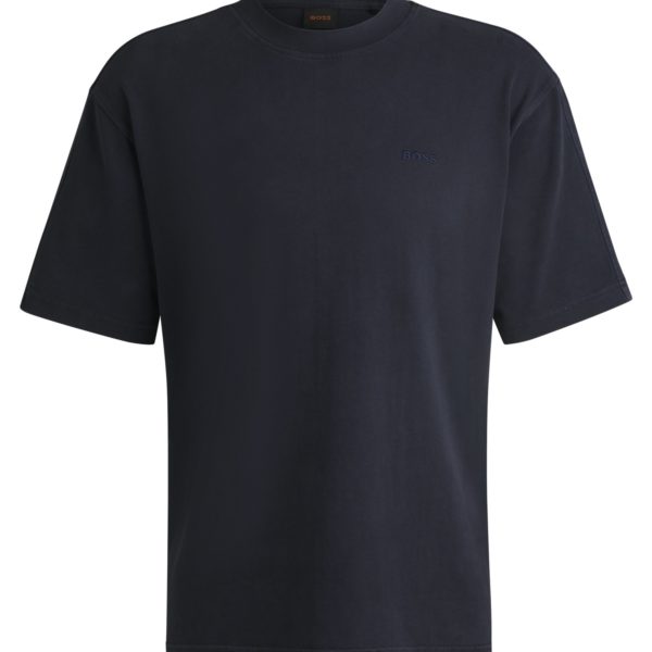 T-shirt Relaxed en coton peau de pêche avec logo – Hugo Boss