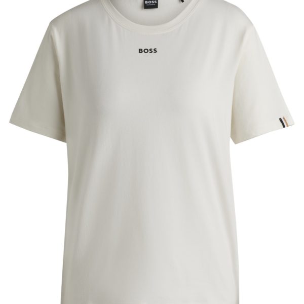 T-shirt de pyjama en jersey de coton stretch à logo imprimé – Hugo Boss