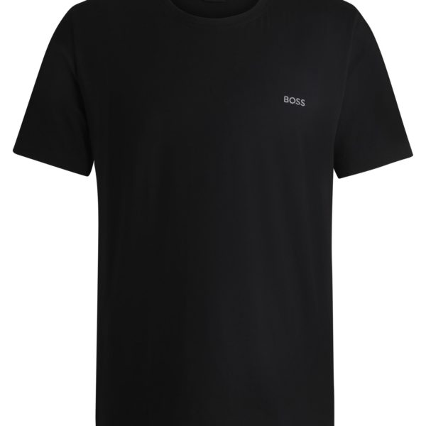 T-shirt en coton stretch à logo brodé – Hugo Boss