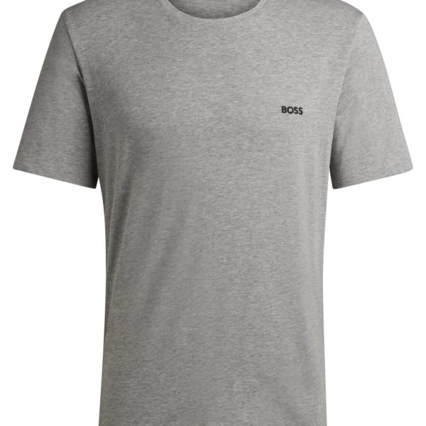 T-shirt en coton stretch à logo brodé – Hugo Boss
