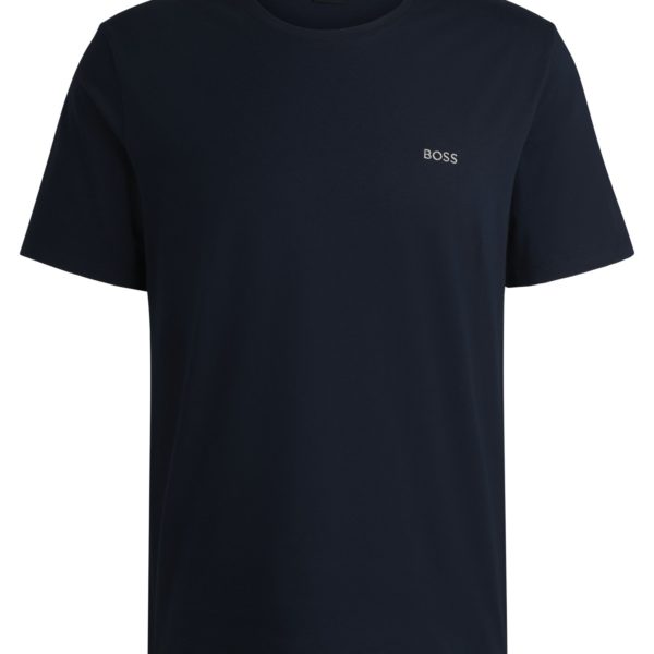 T-shirt en coton stretch à logo brodé – Hugo Boss