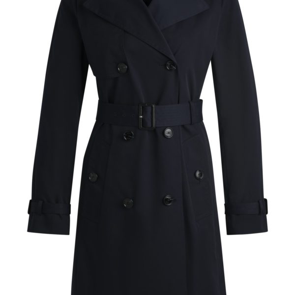 Trench croisé avec ceinture à boucle – Hugo Boss