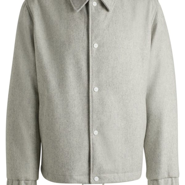 Veste d’entraîneur Regular matelassée en laine mélangée – Hugo Boss