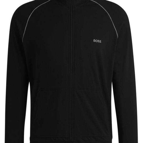 Veste en coton stretch à logo brodé – Hugo Boss