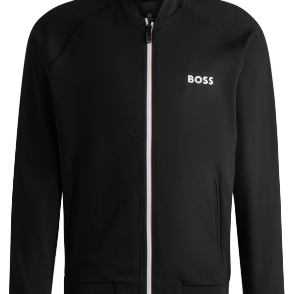 Sweat Regular en gabardine stretch à logo – Hugo Boss