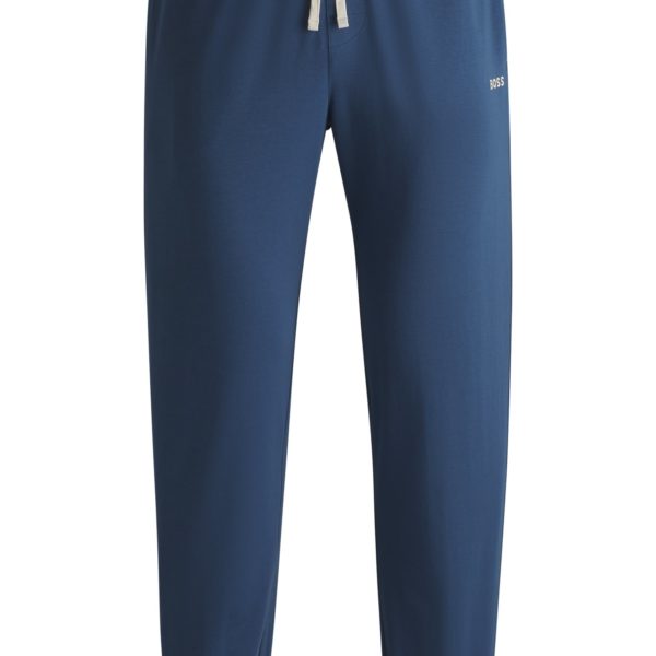 Bas de survêtement en jersey de coton stretch à logo brodé – Hugo Boss