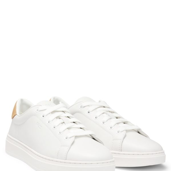 Baskets en cuir avec contrefort en cuir suédé – Hugo Boss