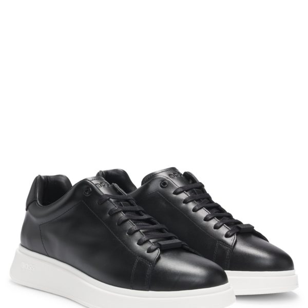 Baskets en cuir avec semelle extérieure en gomme – Hugo Boss
