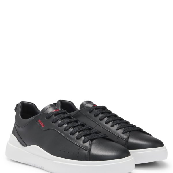 Baskets en cuir lisse à semelle cupsole – Hugo Boss