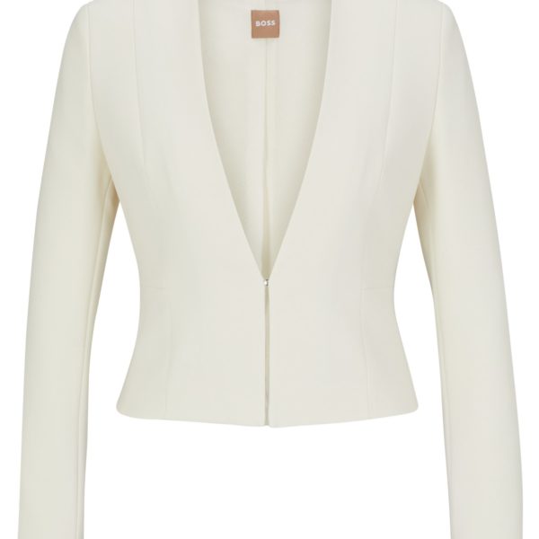 Blazer court Slim Fit sans col – Hugo Boss