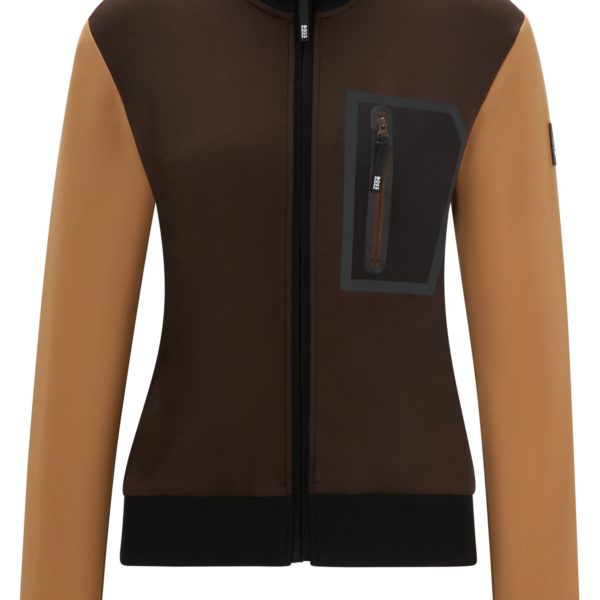 Cardigan d’équitation avec patch logoté – Hugo Boss