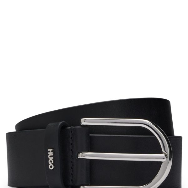 Ceinture en cuir avec passant logoté – Hugo Boss