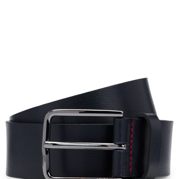 Ceinture en cuir grainé avec boucle logotée – Hugo Boss