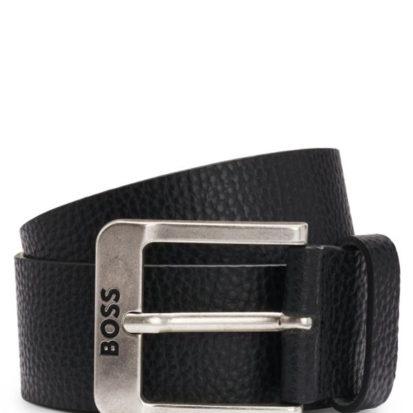 Ceinture en cuir italien avec boucle logotée – Hugo Boss
