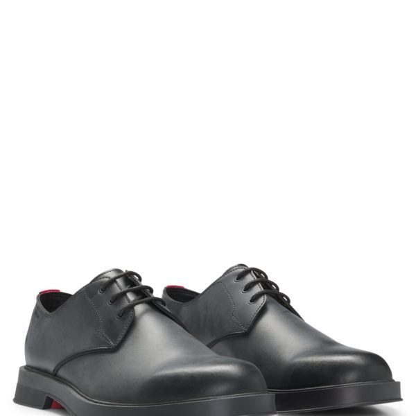 Chaussures derby en cuir à œillets métalliques – Hugo Boss