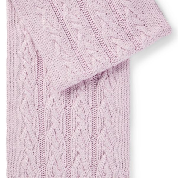 Écharpe d’équitation en maille torsadée avec patch logoté – Hugo Boss