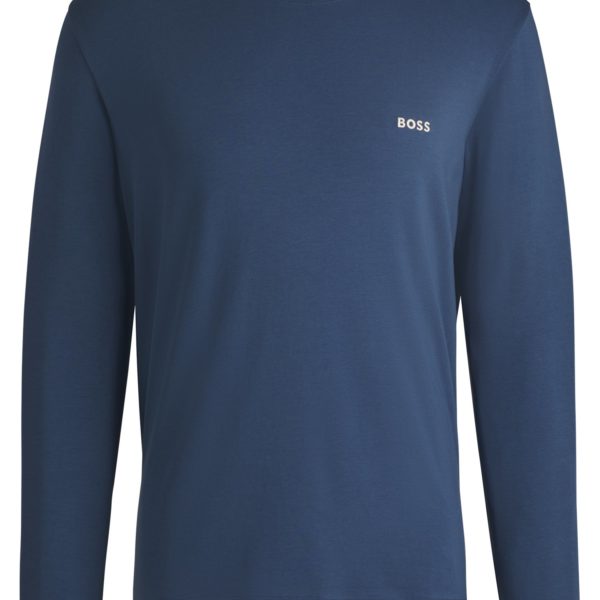 Haut d’intérieur en coton stretch à logo brodé – Hugo Boss