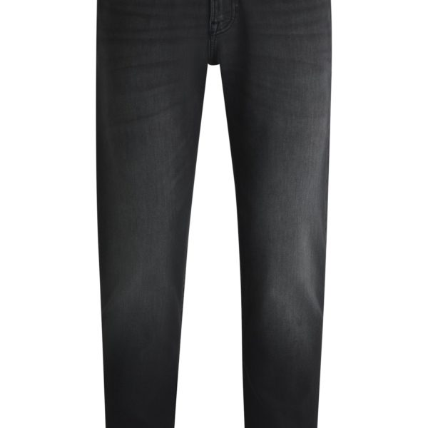 Jean Regular Maine en denim stretch noir intense – Hugo Boss