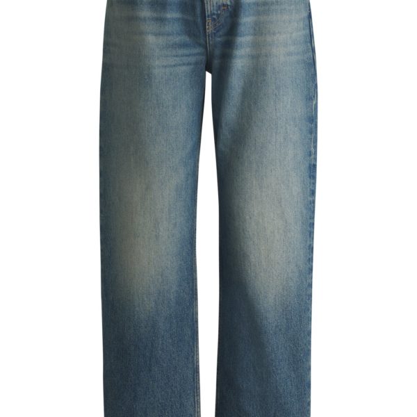 Jean Relaxed en denim bleu à effets teintés – Hugo Boss