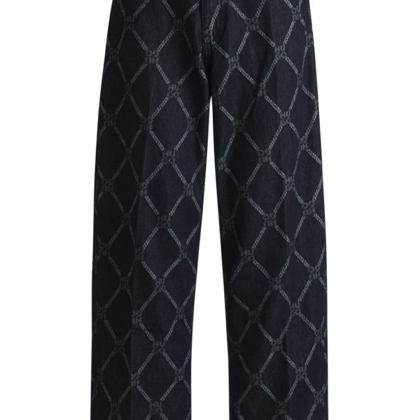 Jean large avec motif à logos revisités – Hugo Boss