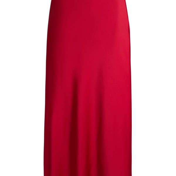 Jupe longue en satin fluide – Hugo Boss