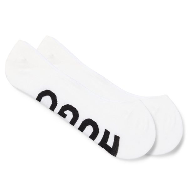 Lot de deux paires de chaussettes invisibles avec talon en silicone – Hugo Boss