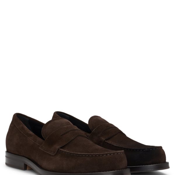Mocassins Penny Dressletic en cuir suédé – Hugo Boss