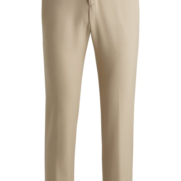 Pantalon Slim en tissu stretch lavable à micro motif – Hugo Boss