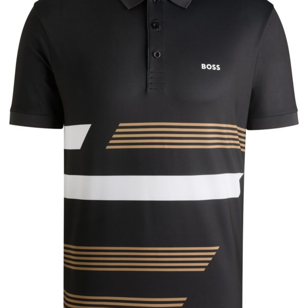 Polo Paddy en jersey stretch à rayures – Hugo Boss