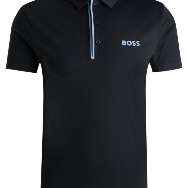 Polo Paddy matelassé en tissu côtelé à séchage rapide – Hugo Boss
