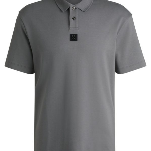 Polo en coton interlock avec logo revisité – Hugo Boss