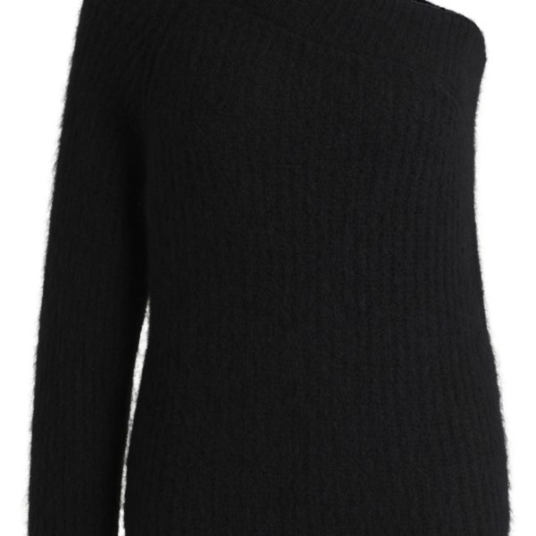 Pull Regular à épaules asymétriques et structure en maille – Hugo Boss